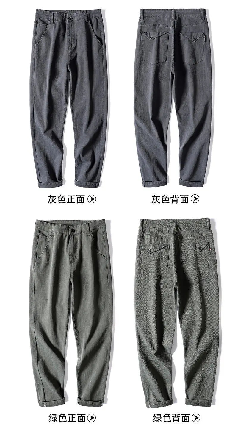 Versatile Baggy Suit Pants for Men | Casual Sports Trousers