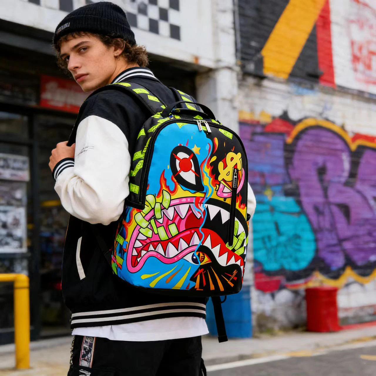 Versatile Street-Style Backpack | Large Capacity Travel Bag