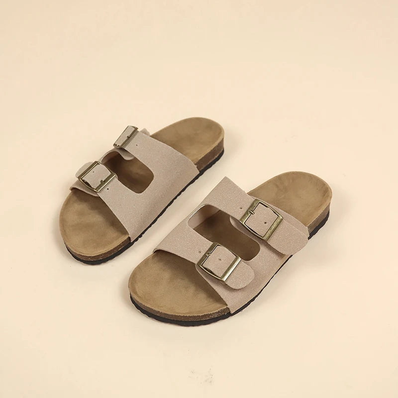 Women's Stylish Flat Beach Sandals | Comfortable Outdoor Slippers