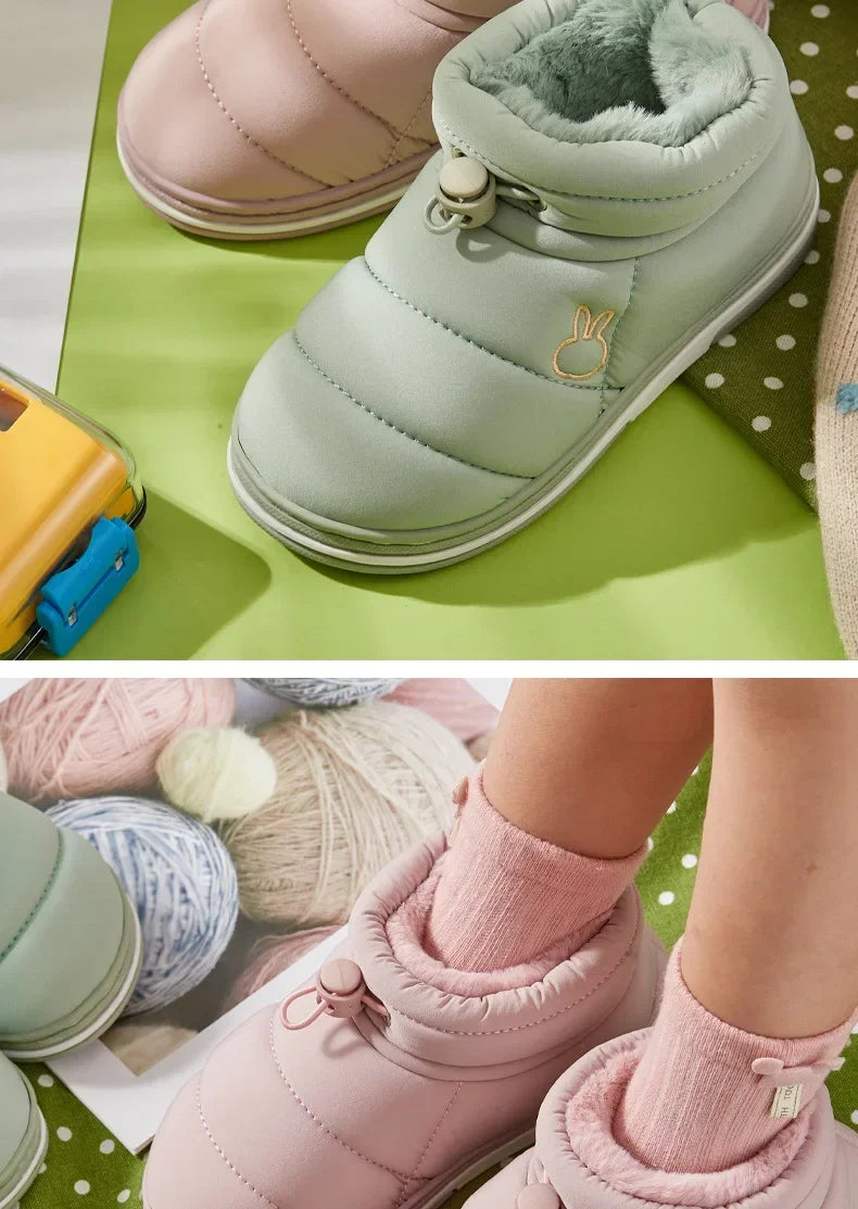 Children's Winter Cartoon Snow Boots | Warm, Waterproof & Non-Slip