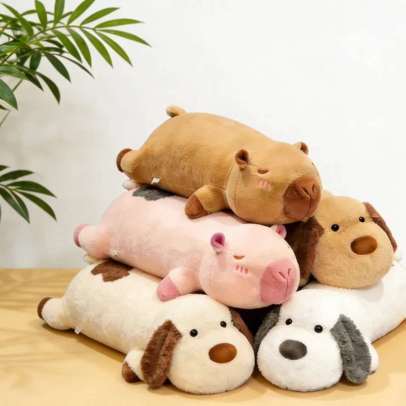 Cute Long-Haired Dog Plush Toy | Adorable Stuffed Animal Pillow