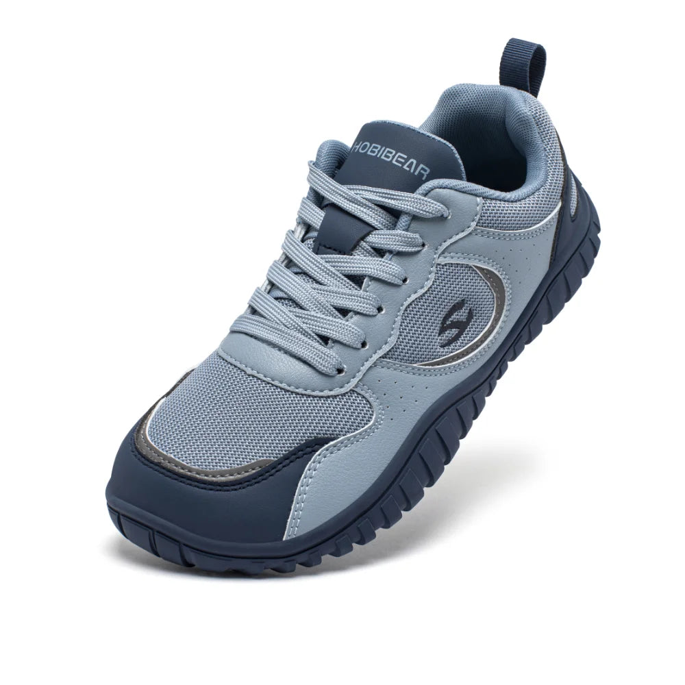 Unisex Wide Toe Sneakers | Comfortable Lace Up Walking Shoes