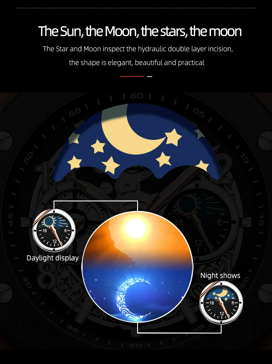 Men's Multifunctional Waterproof Sports Watch | Luminous Quartz Timepiece