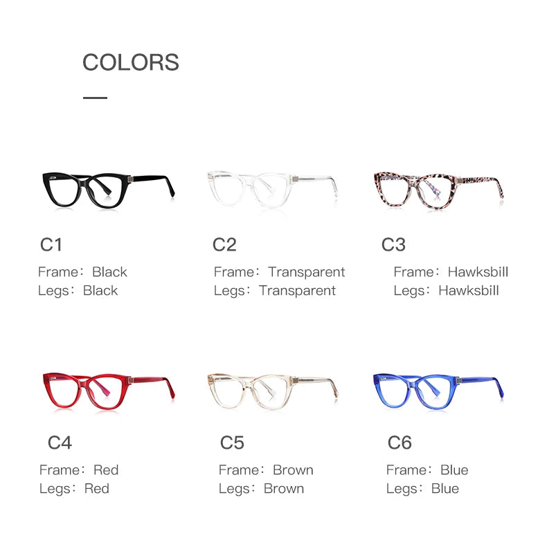Stylish Cat's Eye Women's Anti-Blue Light Reading Glasses