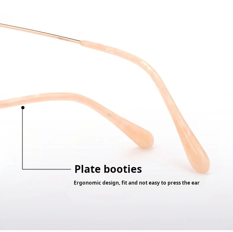 Stylish Rimless Cat's Eye Glasses | Anti Blue Light Prescription Eyewear