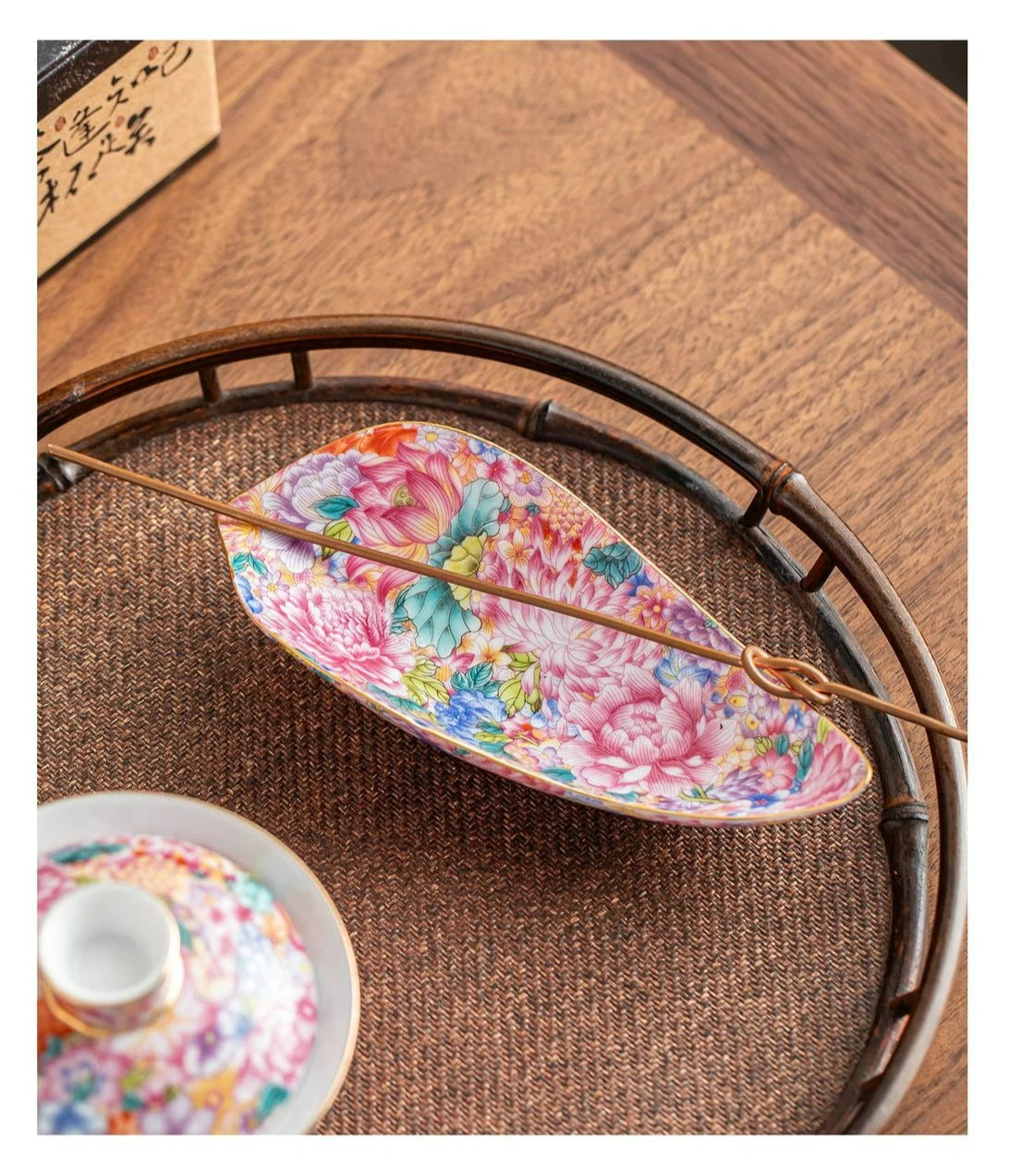 Cucharilla de Cerámica para Té y Café de Hojas Sueltas | Diseño Elegante