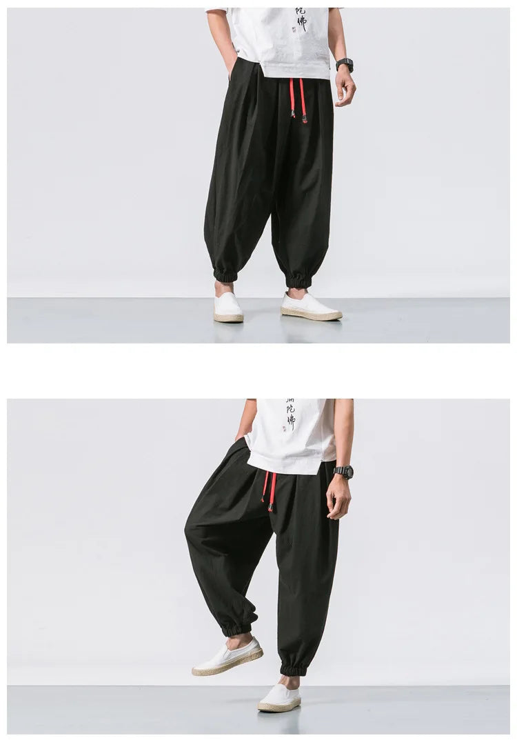 Oversized Men's Harem Pants | Comfortable Loose Fit Joggers