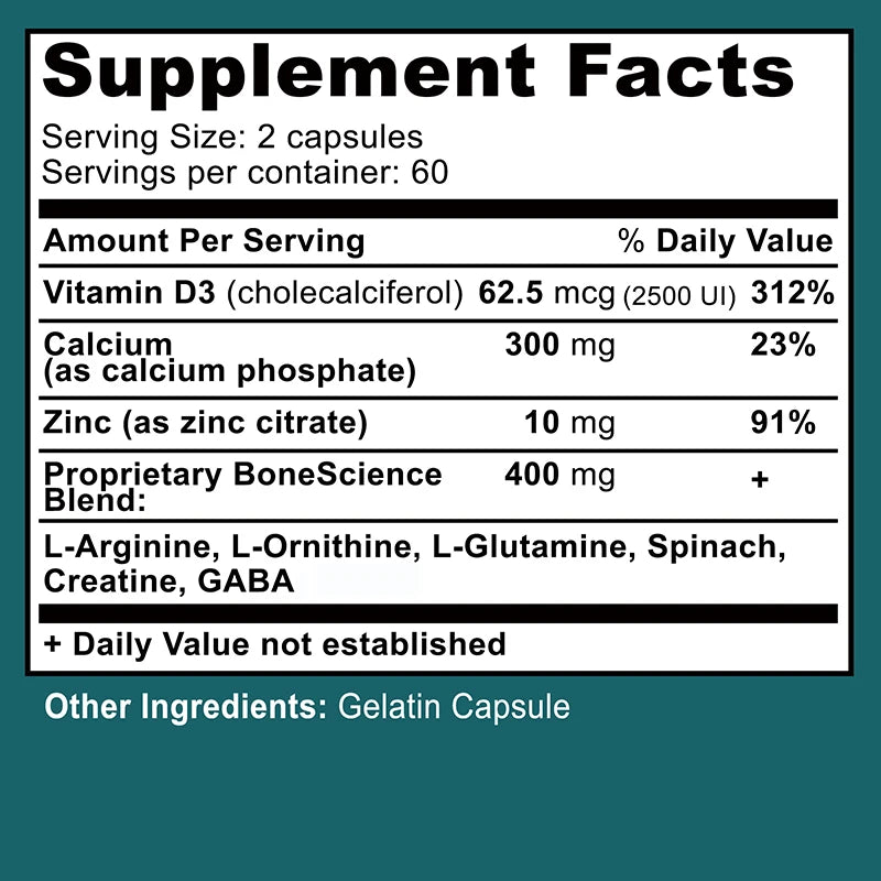 Natural Height Growth Maximizer | Peak Height Supplement for All Ages
