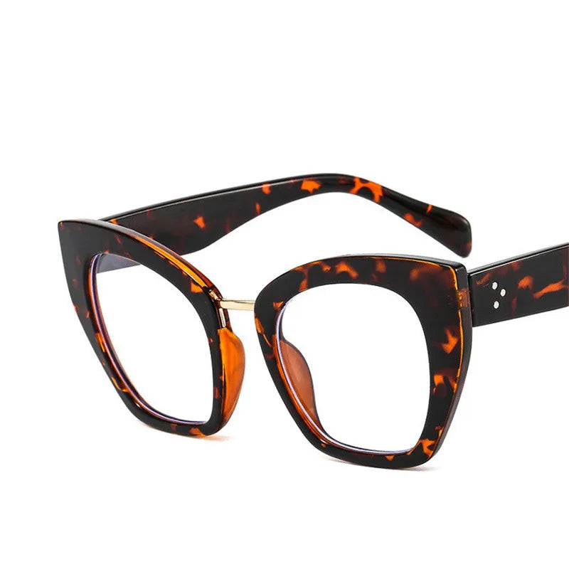 Stylish Oversized Anti Blue Light Reading Glasses for Women