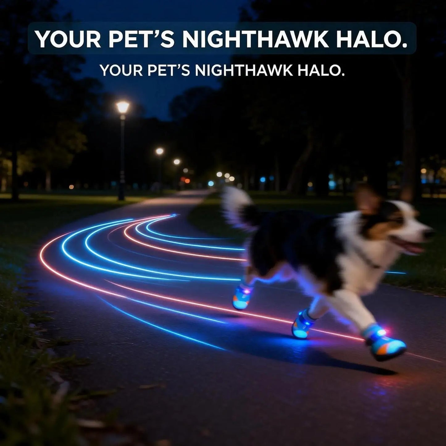 Light Up Dog Shoes | Breathable Glowing Pet Boots for Summer Fun