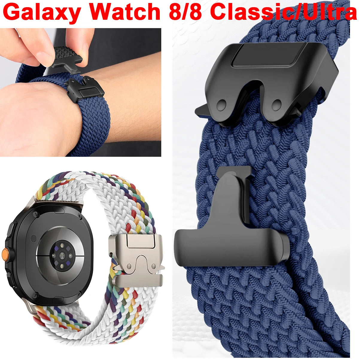Braided Strap for Galaxy Watch | Stylish and Durable Watch Band