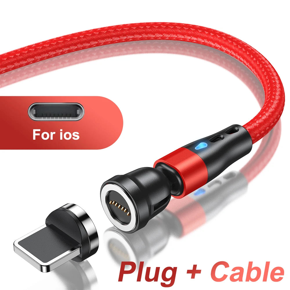 5A Magnetic Fast Charging Cable | 540° Rotating Design