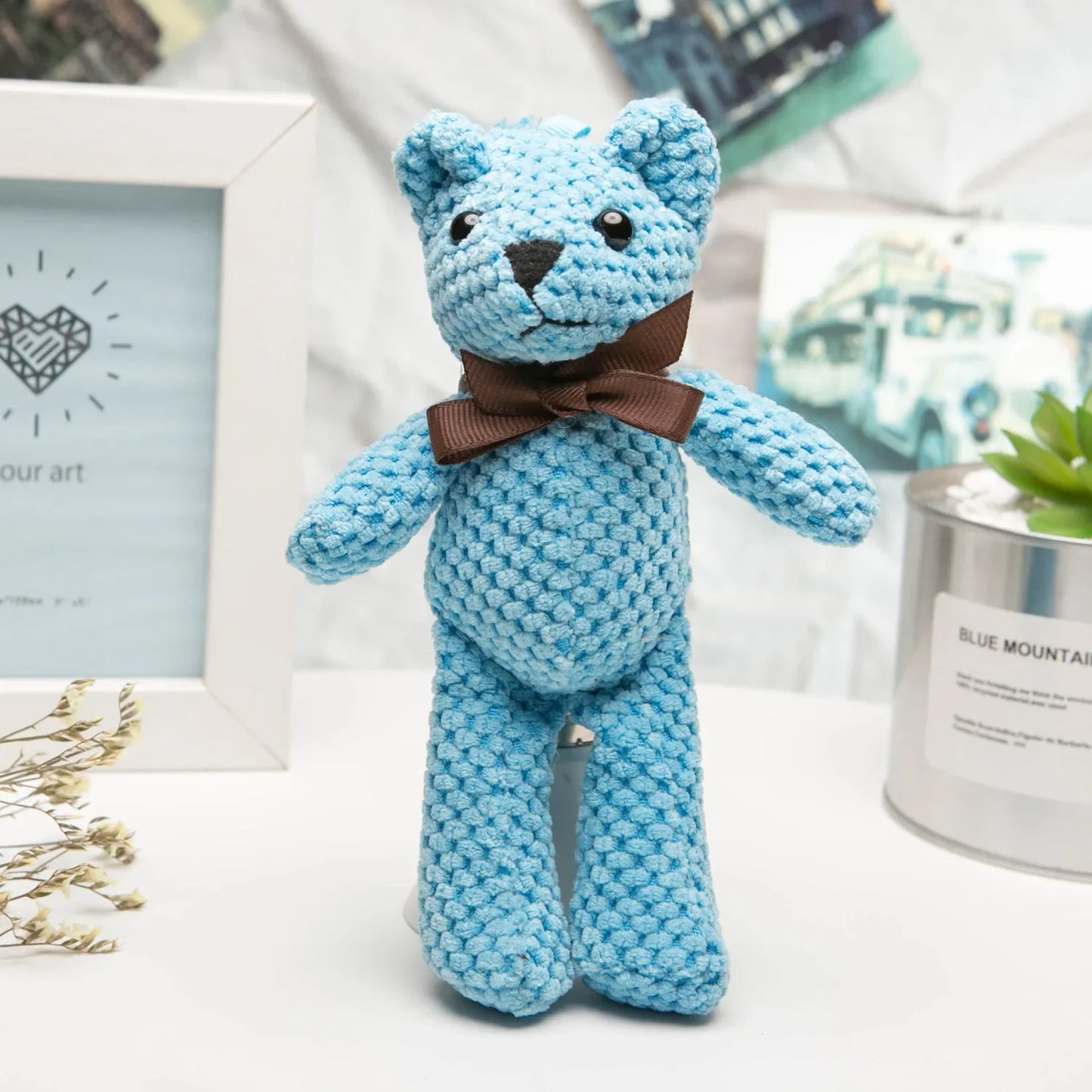 16cm Soft Stuffed Bear Plush Keychain Gift | Mini Plush Doll