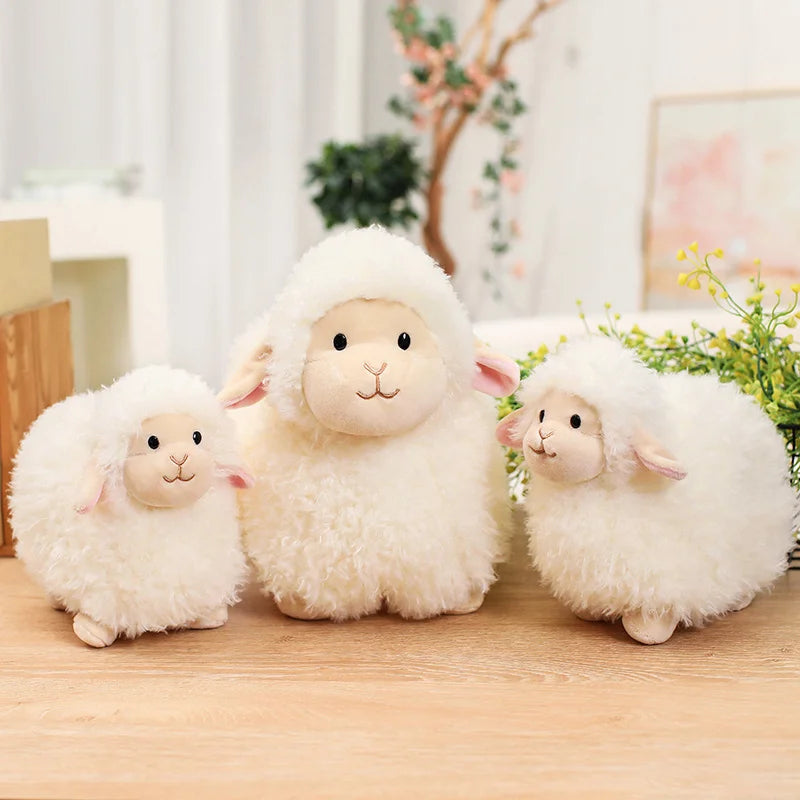Soft Cotton Candy Plush Sheep Toys | Adorable Stuffed Alpaca Dolls