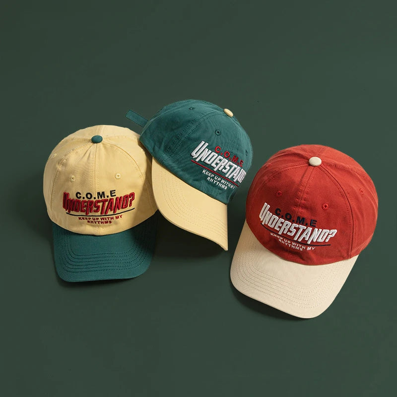 Adjustable Embroidery Baseball Cap | Stylish Sun Protection Hat