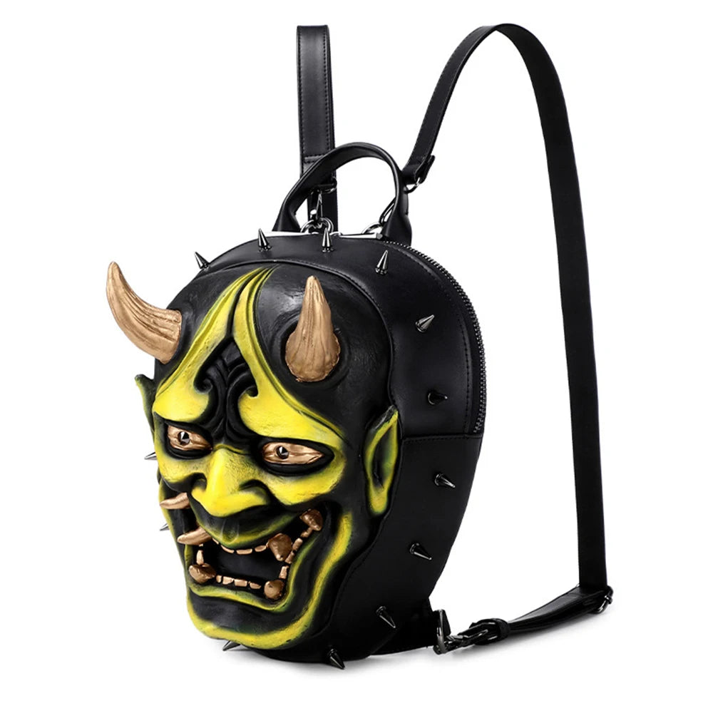 Personalized 3D Mask Shaped Backpack | Unique Fashion Statement Bag