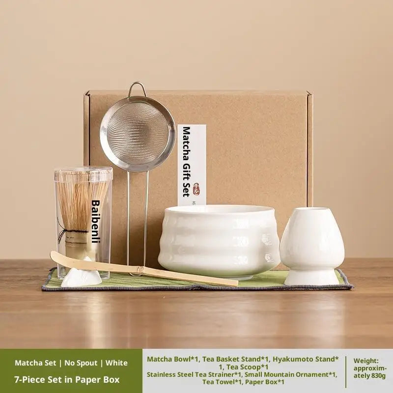 7-Piece Matcha Tea Set | Complete Japanese Tea-Making Tools