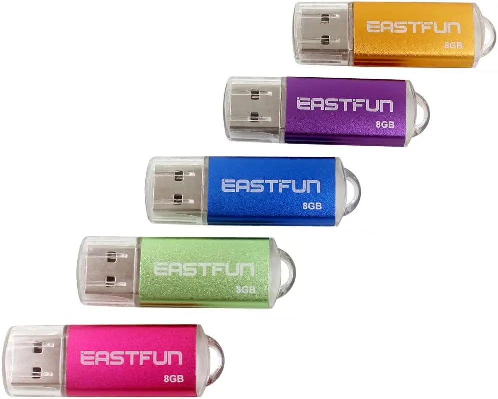 5-Pack 8GB USB Flash Drives | Reliable Data Storage & Transfer