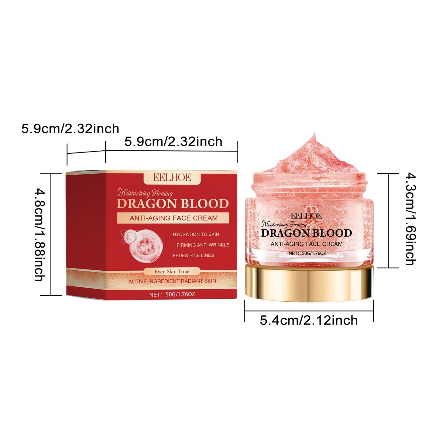 Dragon Blood Face Cream | Moisturizing & Pore Shrinking Rejuvenation