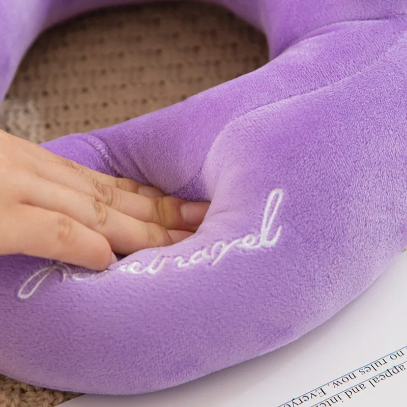 Comfortable U-Shaped Neck Pillow for Travel | Soft Support Cushion