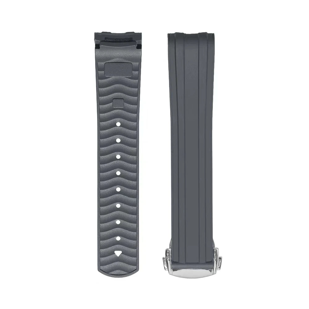 20mm Versatile Rubber Watch Strap | Custom Fit & Multi-Colors