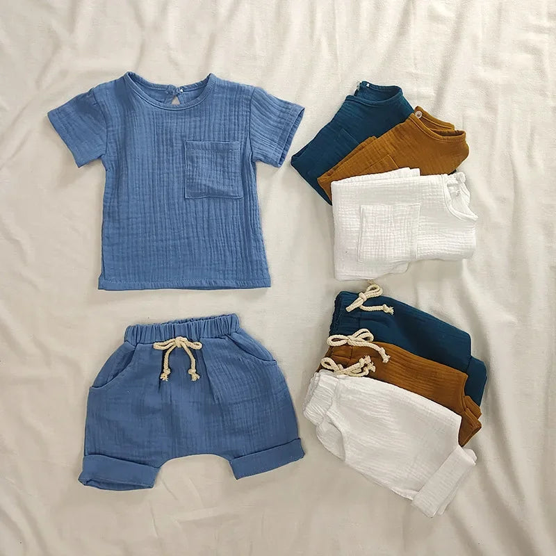 Cotton Infant Outfit Set | Soft Clothes for Newborns & Toddlers