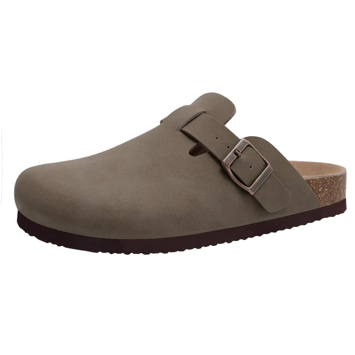 Comfortable Suede Clogs with Arch Support for All-Day Wear