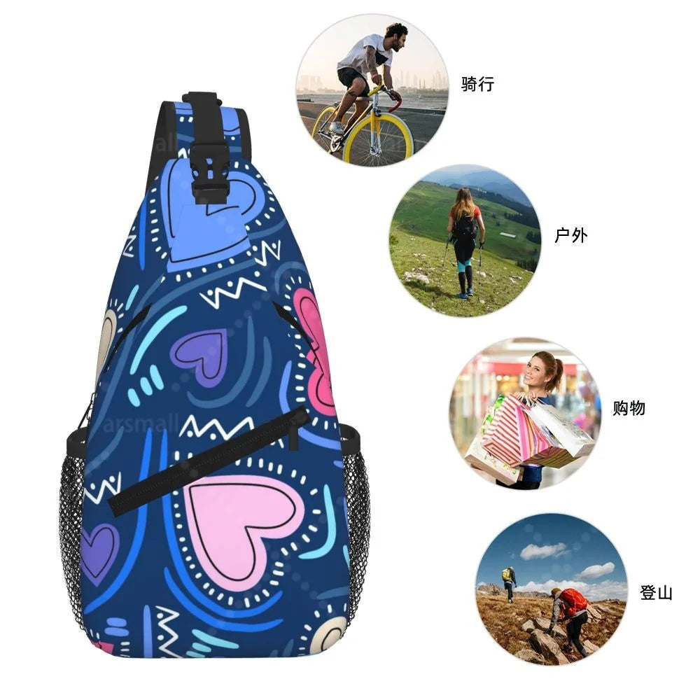 Lightweight Crossbody Sling Bag for Travel & Outdoor Activities