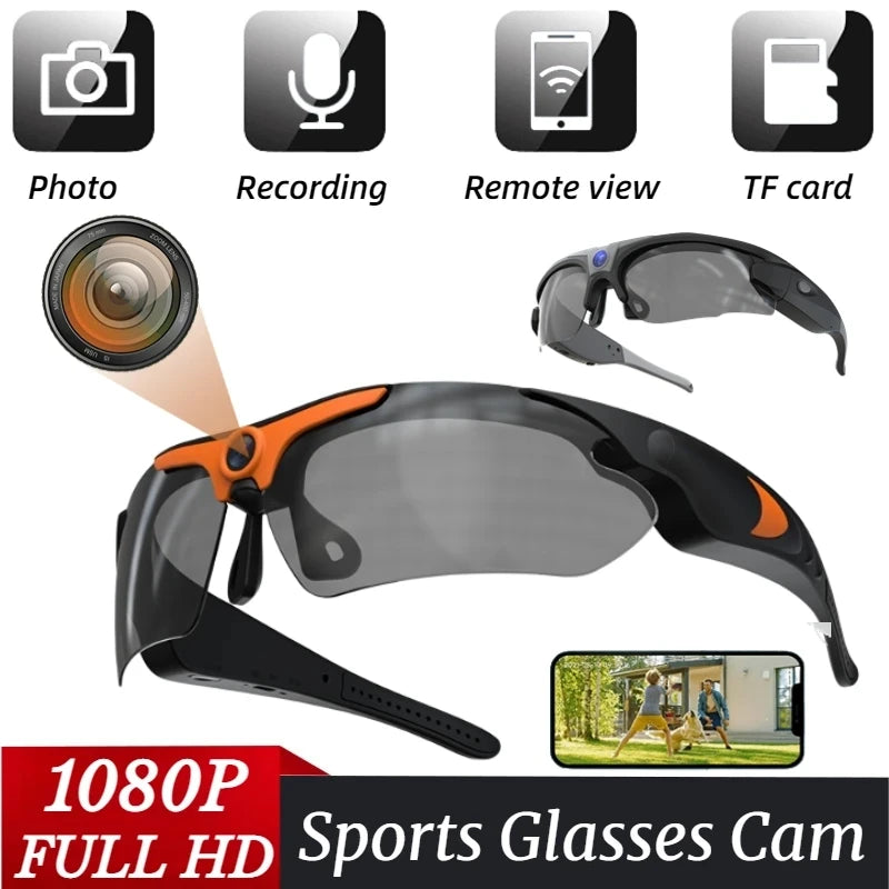 Smart Glasses with HD Camera | Outdoor Sports Recorder Goggles