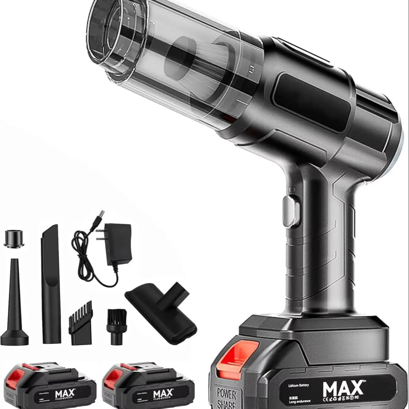 Cordless Handheld Car Vacuum Cleaner | Low Noise & Dual Filtration