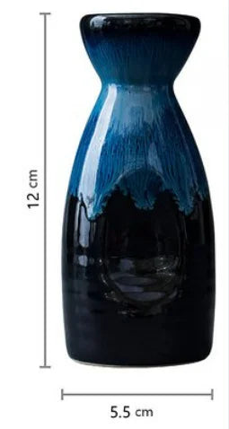 Japanese Vintage Ceramic Sake Pot | Elegant Wine Dispenser