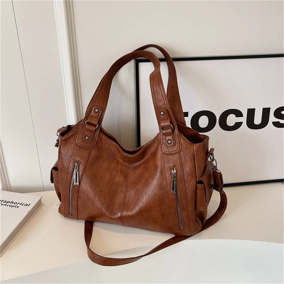 Stylish Large Capacity Shoulder Handbag | Versatile Tote Bag for Women