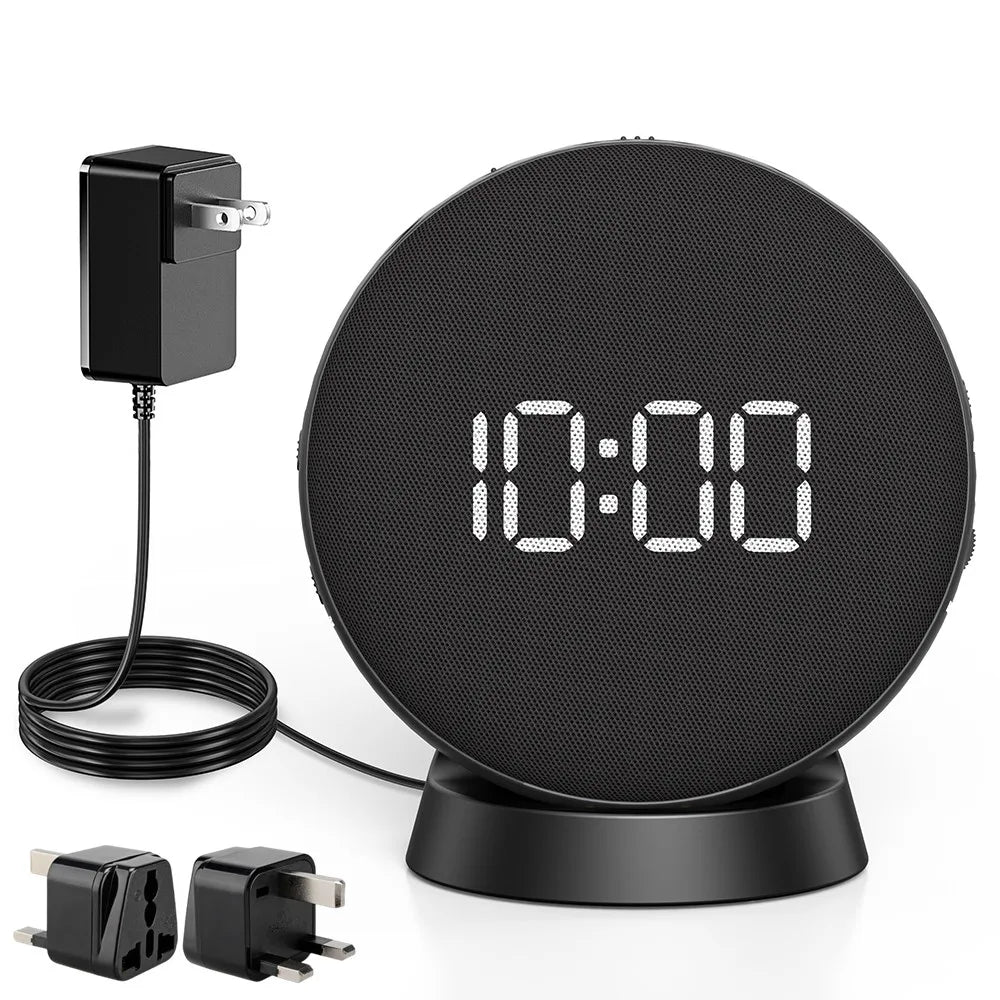 Loud Vibrating Alarm Clock for Heavy Sleepers | Wireless Charging