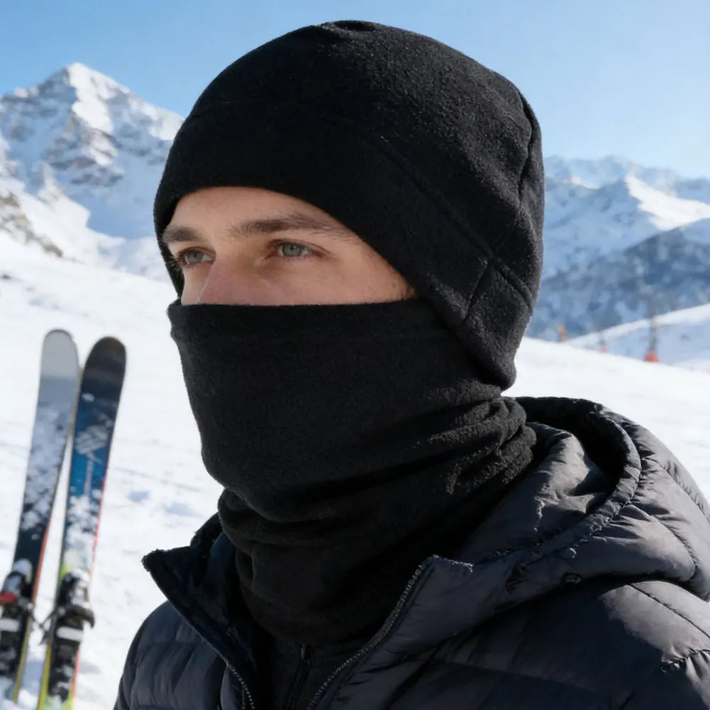 Unisex Winter Fleece Balaclava Set | Versatile Thermal Hat & Scarf