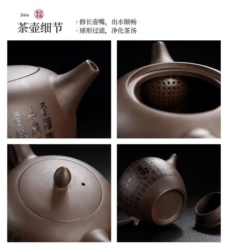 Handmade Yixing Clay Teapot | Perfect Tea Maker for Kung Fu Tea