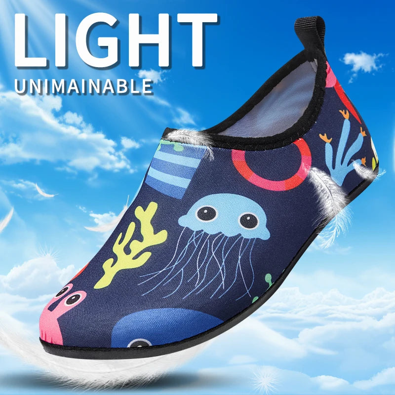 Kids Quick-Drying Aqua Beach Shoes | Lightweight Swim Footwear