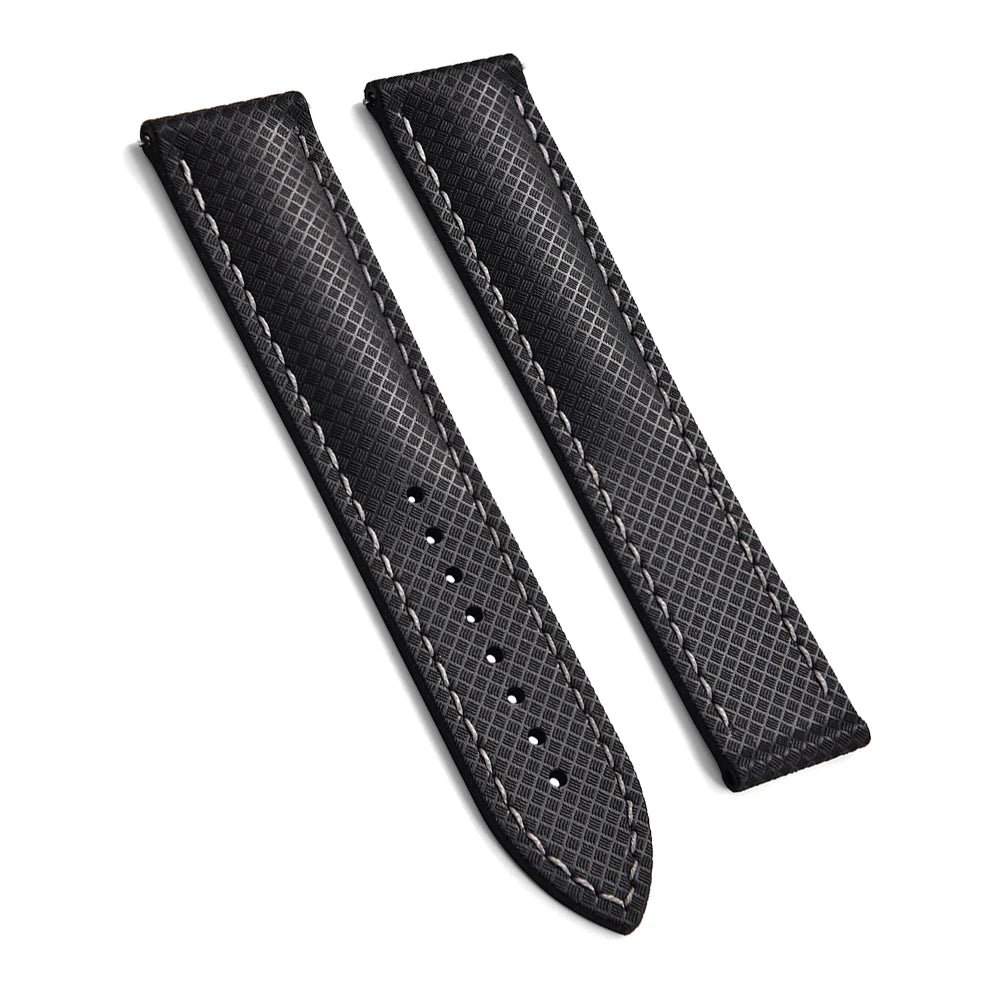 Universal Tropical FKM Rubber Watch Strap | Quick-Release Dive Bracelets