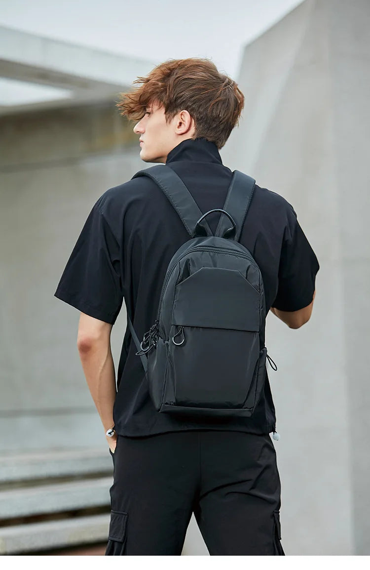 Stylish Small Men's Backpack for School & Outdoor Adventures