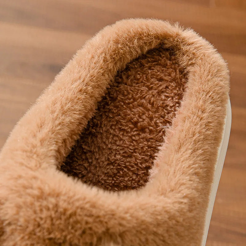 Women's Cozy Cartoon Plush Corduroy Slippers | Fun Indoor Footwear