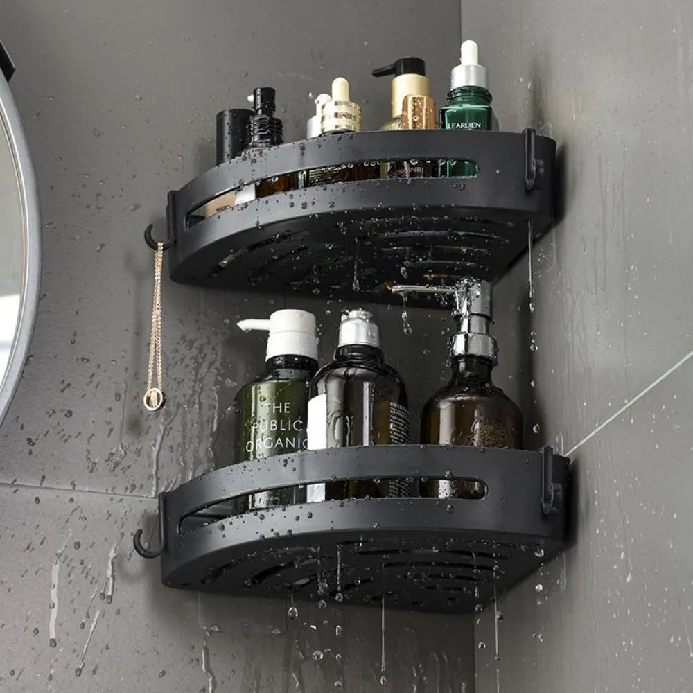 No Drill Shower Shelf | Strong Adhesive Bathroom Organizer
