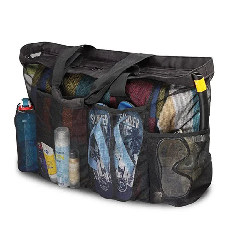 Extra Large Mesh Beach Bag | Versatile Outdoor & Travel Tote