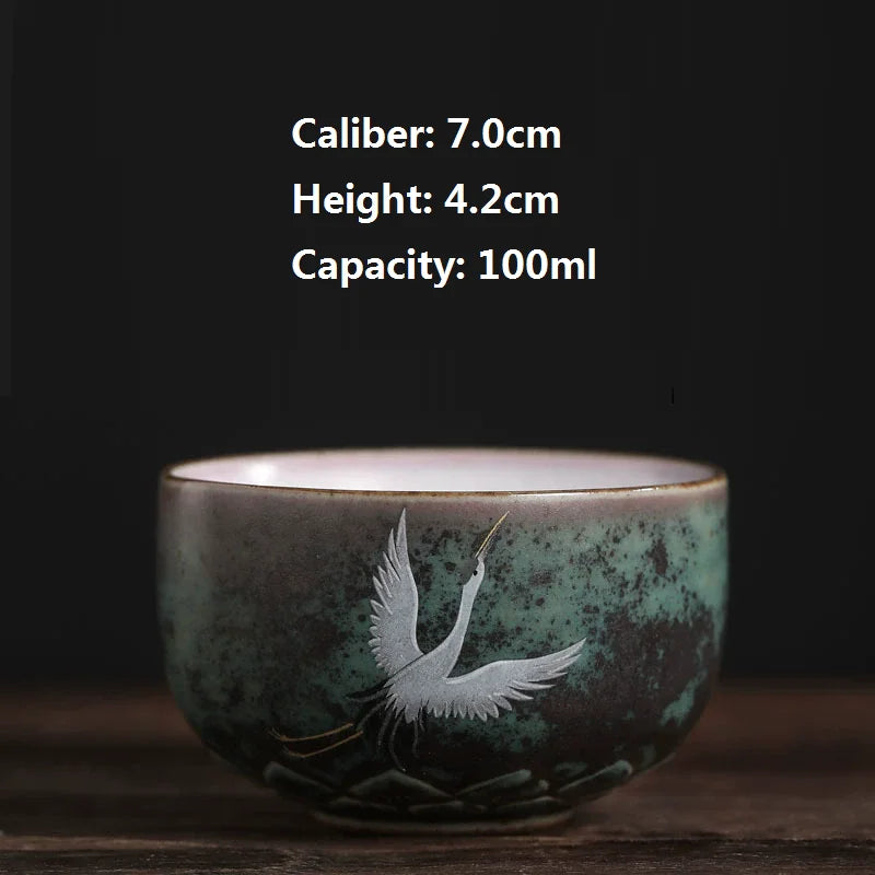 Elegant Japanese Style Ceramic Coffee Cup | Eco-Friendly Drinkware