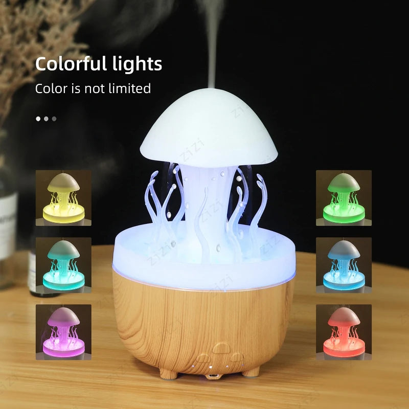 Colorful Night Light Aromatherapy Humidifier | Relaxing Bedroom Decor