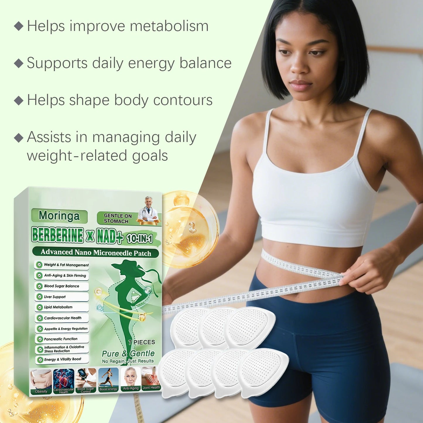 Moringa Body Care Patch | Lightweight Moisturizing Skin Patch
