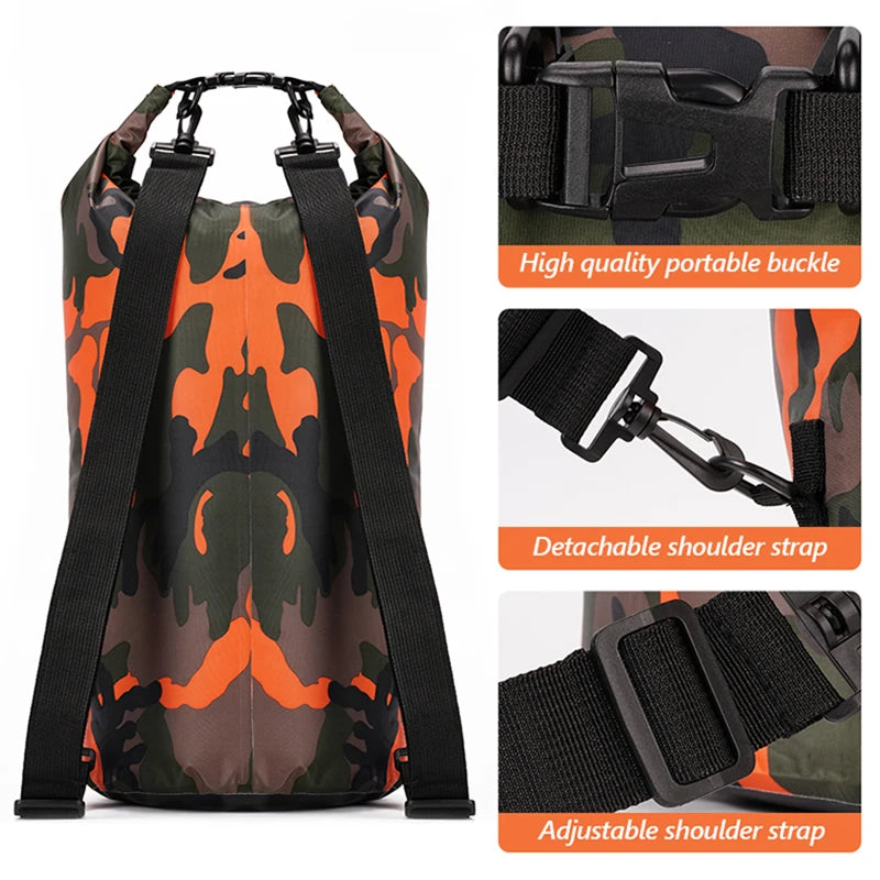 Waterproof Dry Bags & Wet Separation Backpack for Outdoor Activities
