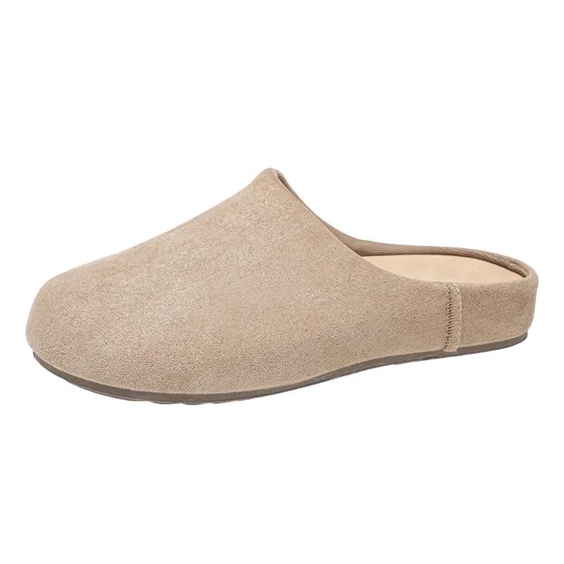 Comfortable Unisex Leather Slip-On Mules | Summer & Spring Flats