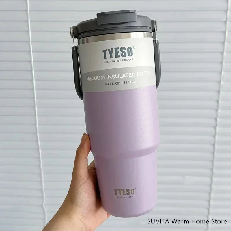 Large Capacity Stainless Steel Coffee Tumbler | Thermal Insulated Mug