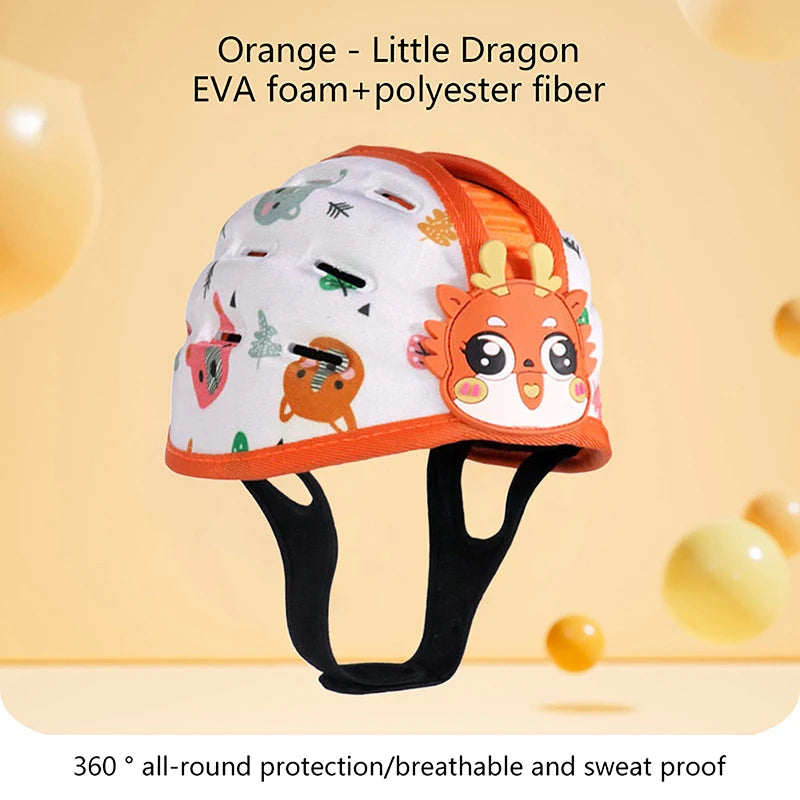 Infant Learning to Walk Safety Hat | Adjustable Head Protection