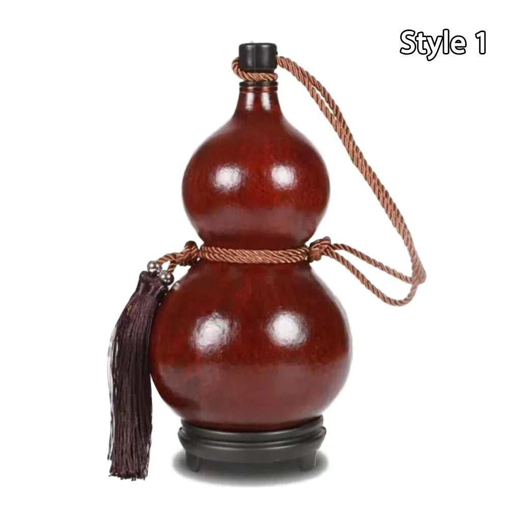 Large Capacity Retro Gourd Water Bottle | Durable & Stylish