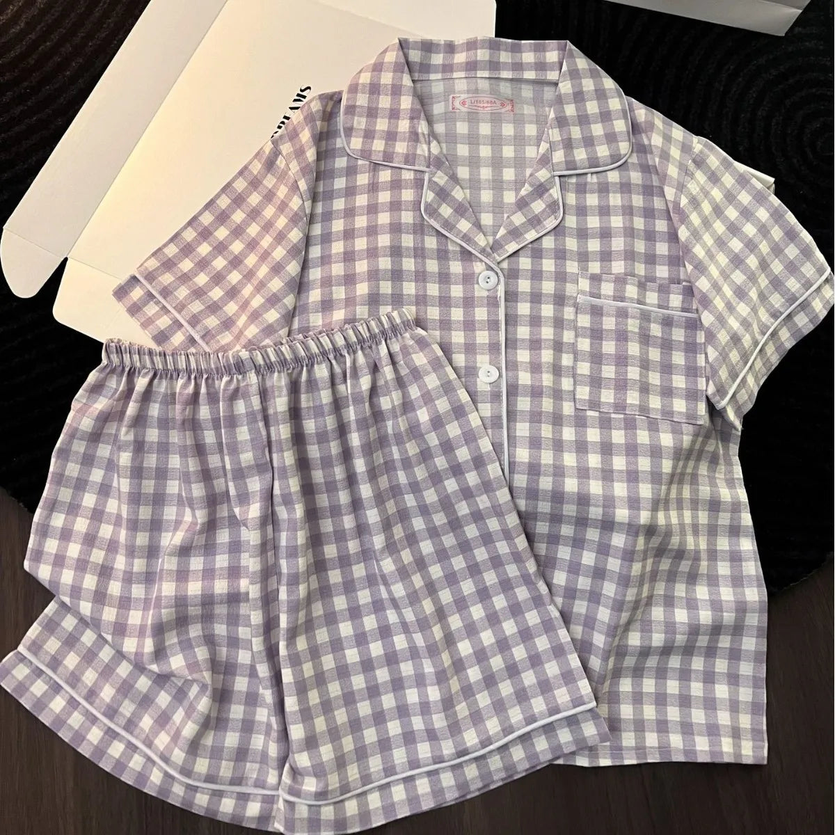 Cute Women's Summer Pajamas | Comfortable Bubble Cotton Home Wear